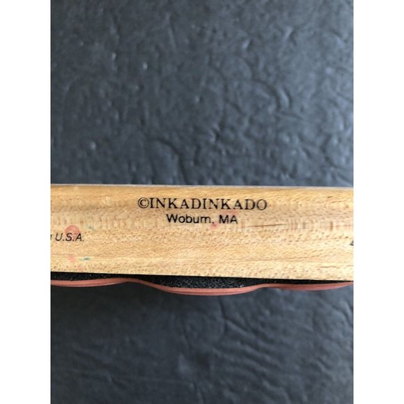 Inkadinkado Rubber Stamp Thank You Languages Merci Gracias Danke Domo - Picture 5 of 11